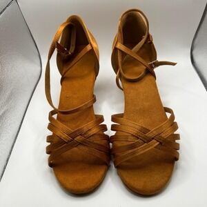 NEW Dance And Sway Women's Size 6.5 Brown Shoes Heel